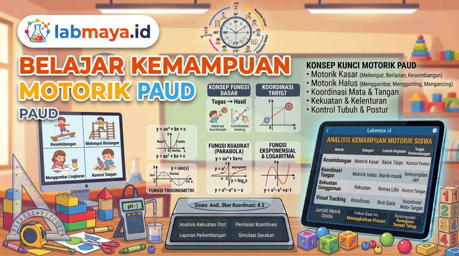 Simulasi Kinetik Motorik tubuh manusia